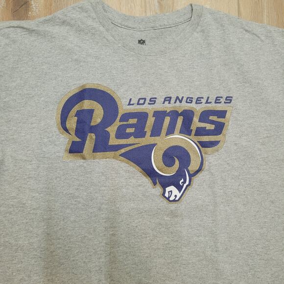 LA Rams NFL T Shirt Mens S Gray Mens Small (Tag Youth XL) Football Team - Picture 2 of 4